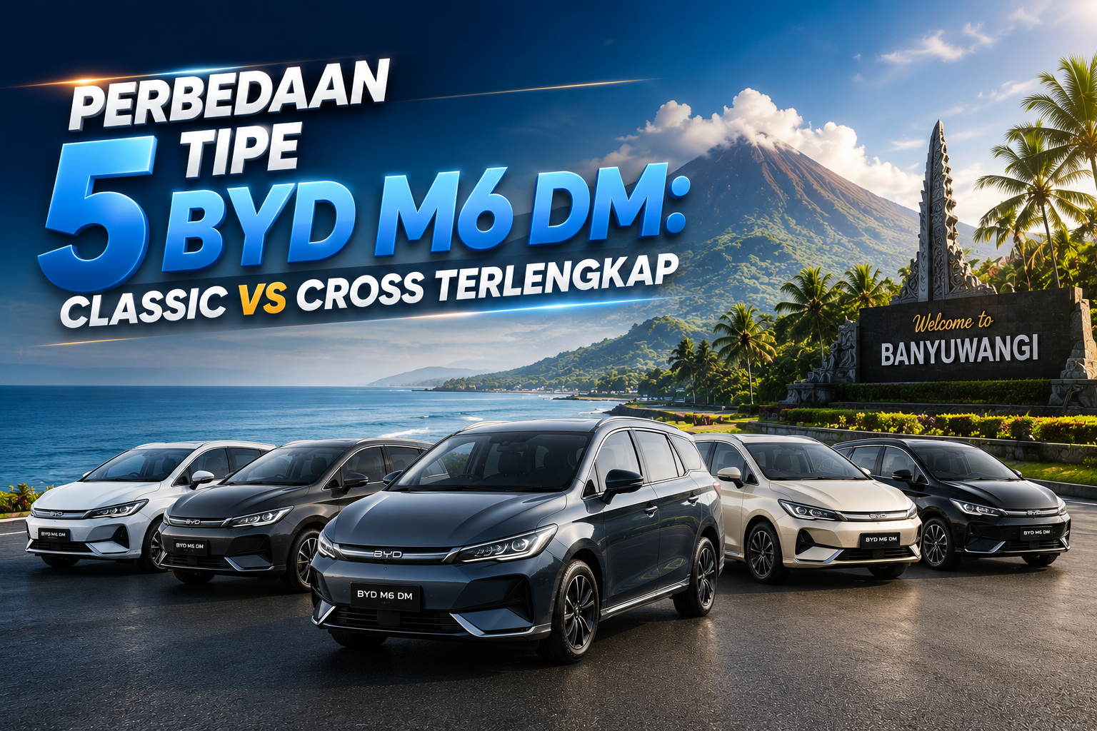Perbedaan 5 Tipe BYD M6 DM: Classic vs Cross Terlengkap 2024